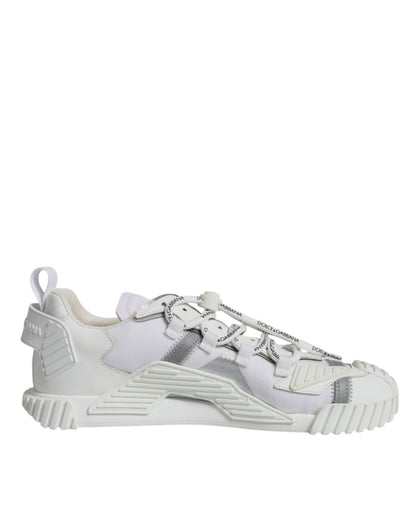 Dolce & Gabbana White Lace Up Low Top NS1 Sneakers Shoes – EU41/US8 par Dolce & Gabbana | Disponible sur Sandy Store ByNet