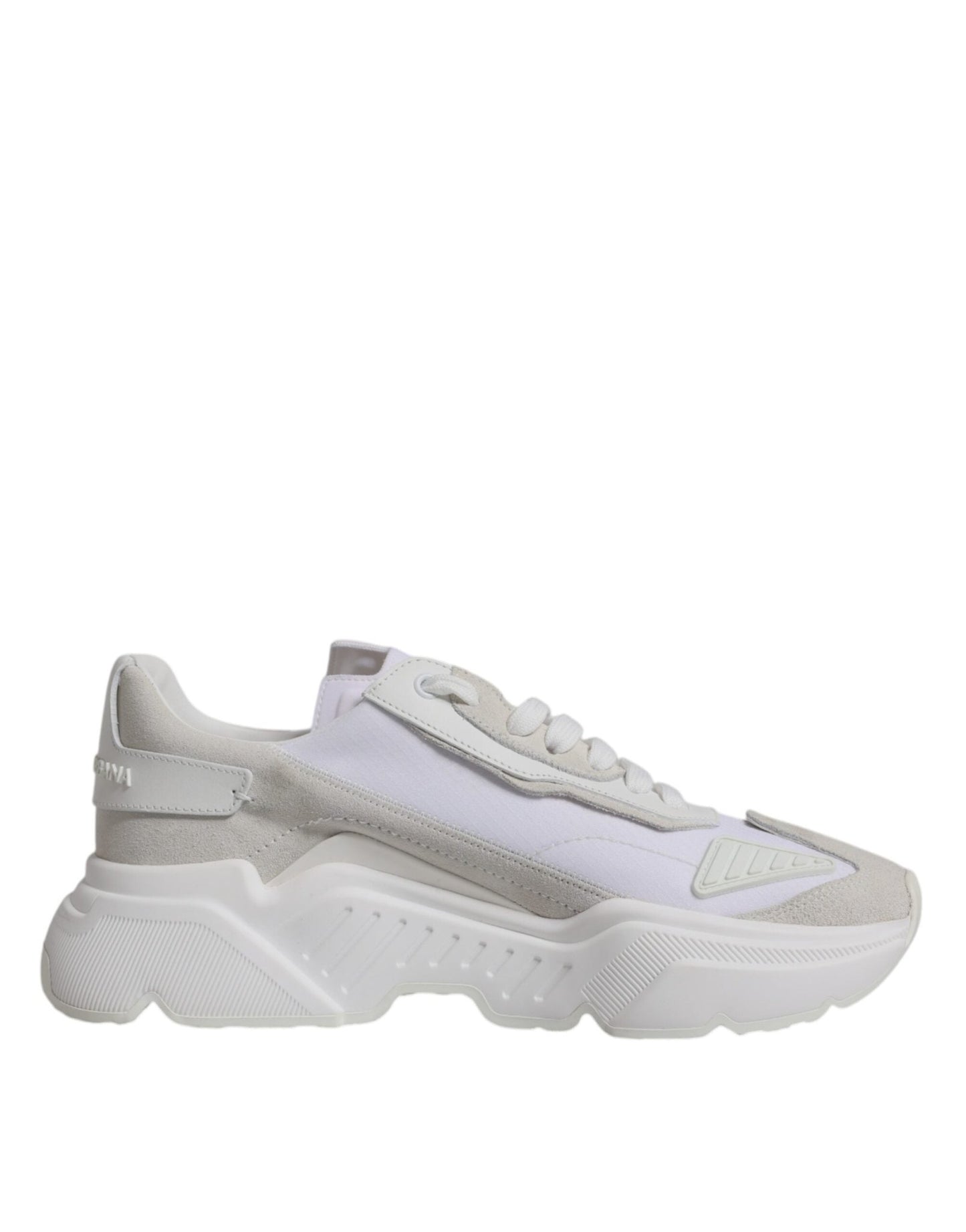 Dolce & Gabbana White Leather Daymaster Low Top Sneakers Shoes – EU39/US6 par Dolce & Gabbana | Disponible sur Sandy Store ByNet