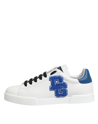 Dolce & Gabbana White Leather DG Logo Low Top Sneakers Shoes – EU40/US7 par Dolce & Gabbana | Disponible sur Sandy Store ByNet