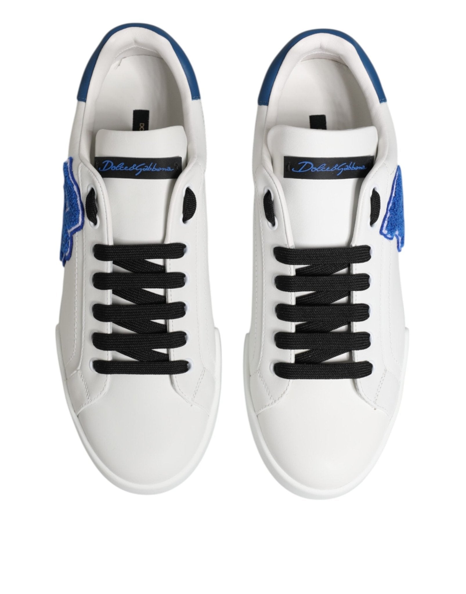 Dolce & Gabbana White Leather DG Logo Low Top Sneakers Shoes – EU40/US7 par Dolce & Gabbana | Disponible sur Sandy Store ByNet