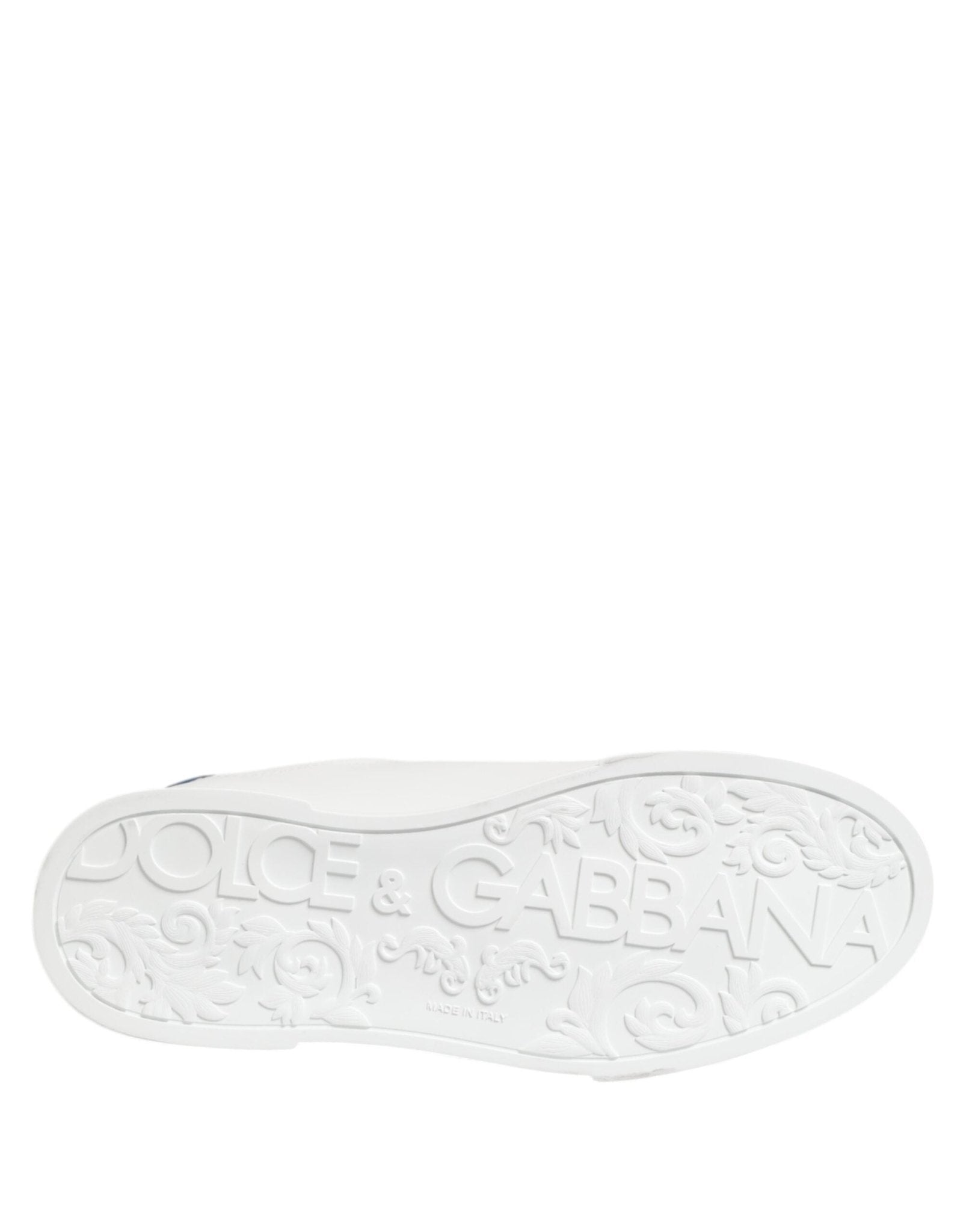 Dolce & Gabbana White Leather DG Logo Low Top Sneakers Shoes – EU40/US7 par Dolce & Gabbana | Disponible sur Sandy Store ByNet