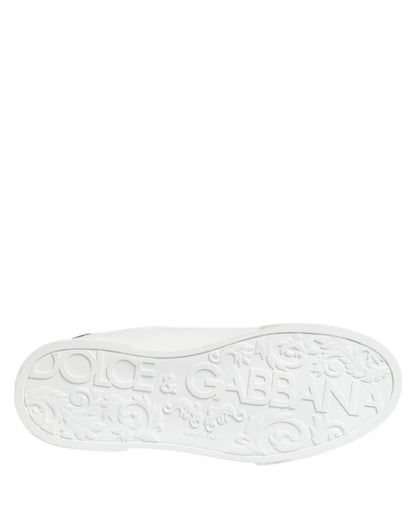 Dolce & Gabbana White Leather DG Logo Low Top Sneakers Shoes – EU40/US7 par Dolce & Gabbana | Disponible sur Sandy Store ByNet
