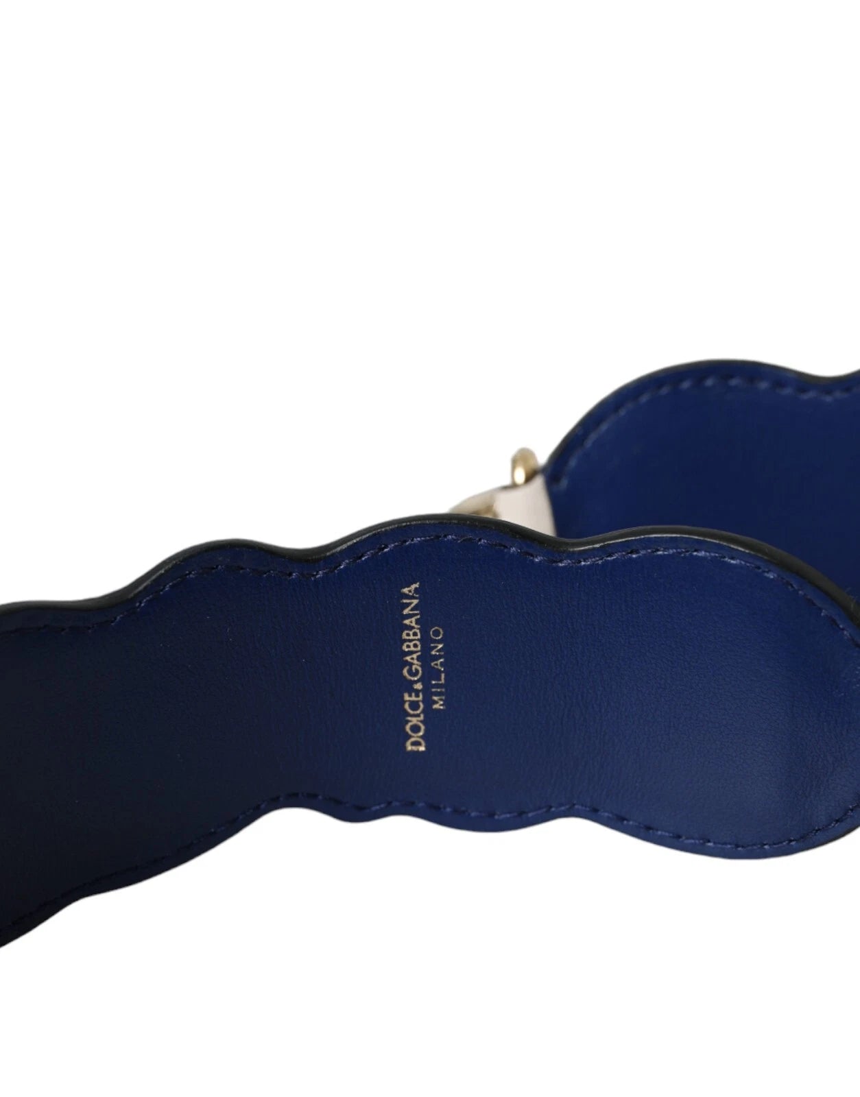 Dolce & Gabbana White Leather Handbag Belt Accessory Shoulder Strap – par Dolce & Gabbana | Disponible sur Sandy Store ByNet
