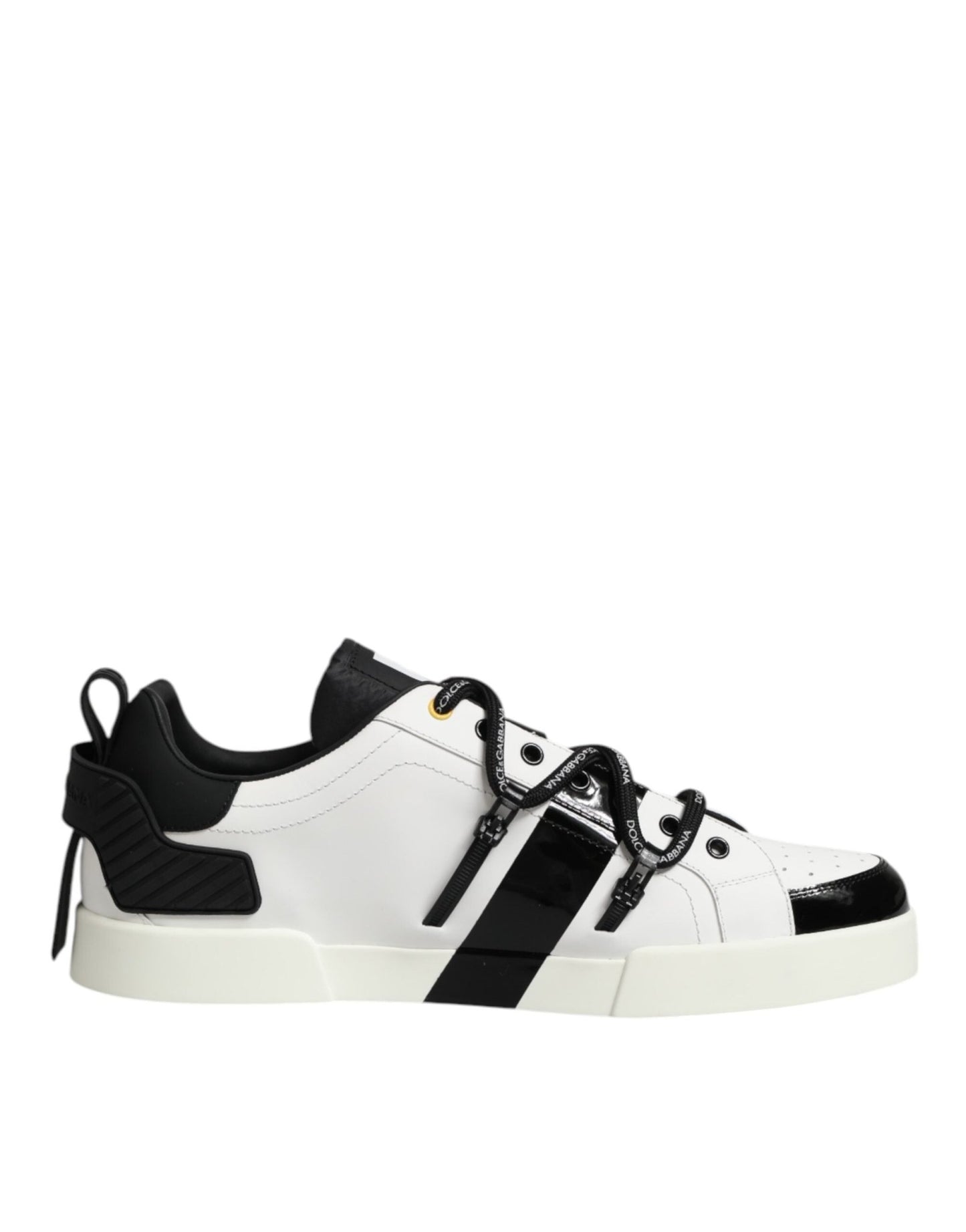 Dolce & Gabbana White Leather Logo Portofino Sneakers Shoes – EU40/US7 par Dolce & Gabbana | Disponible sur Sandy Store ByNet