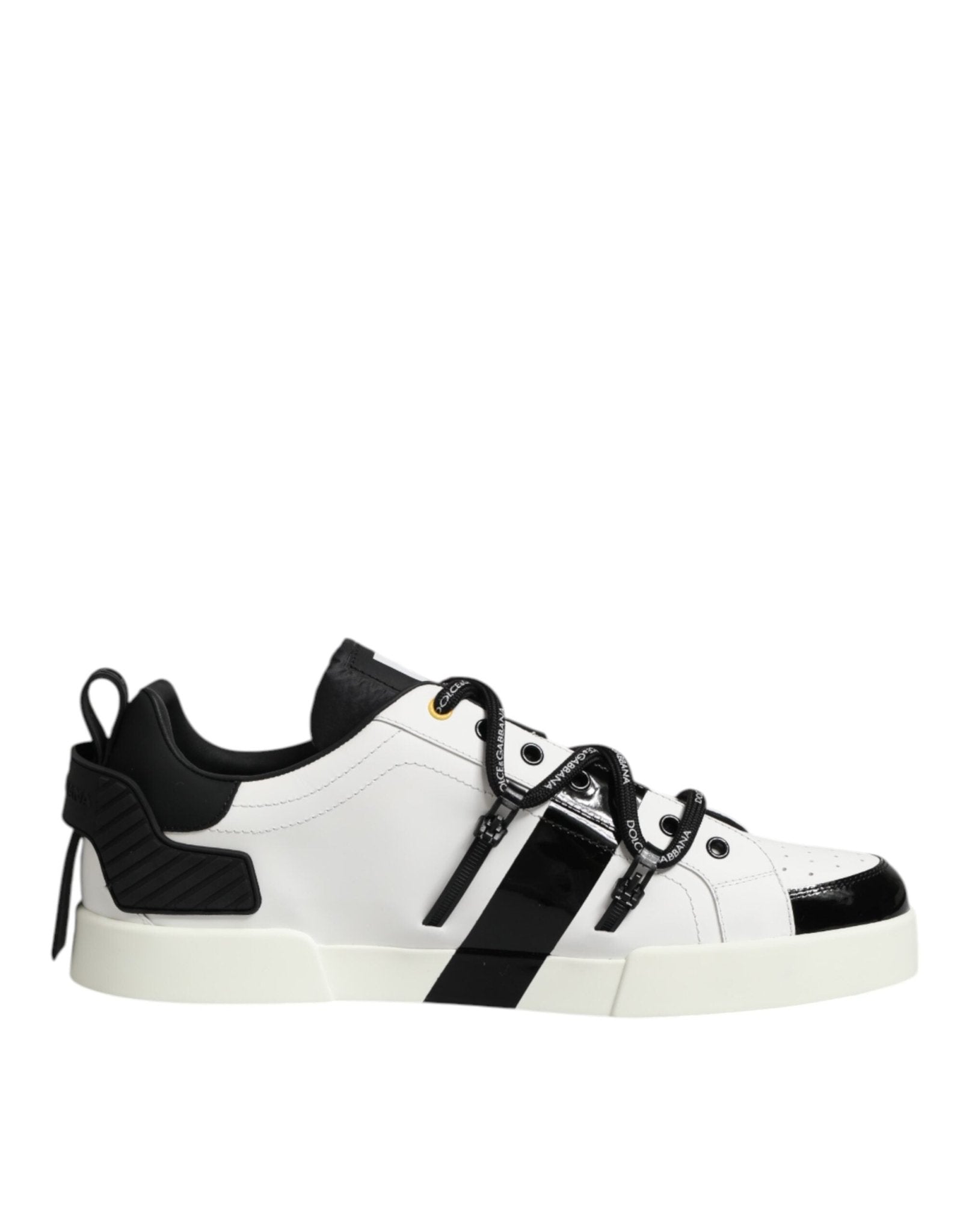 Dolce & Gabbana White Leather Logo Portofino Sneakers Shoes – EU40/US7 par Dolce & Gabbana | Disponible sur Sandy Store ByNet