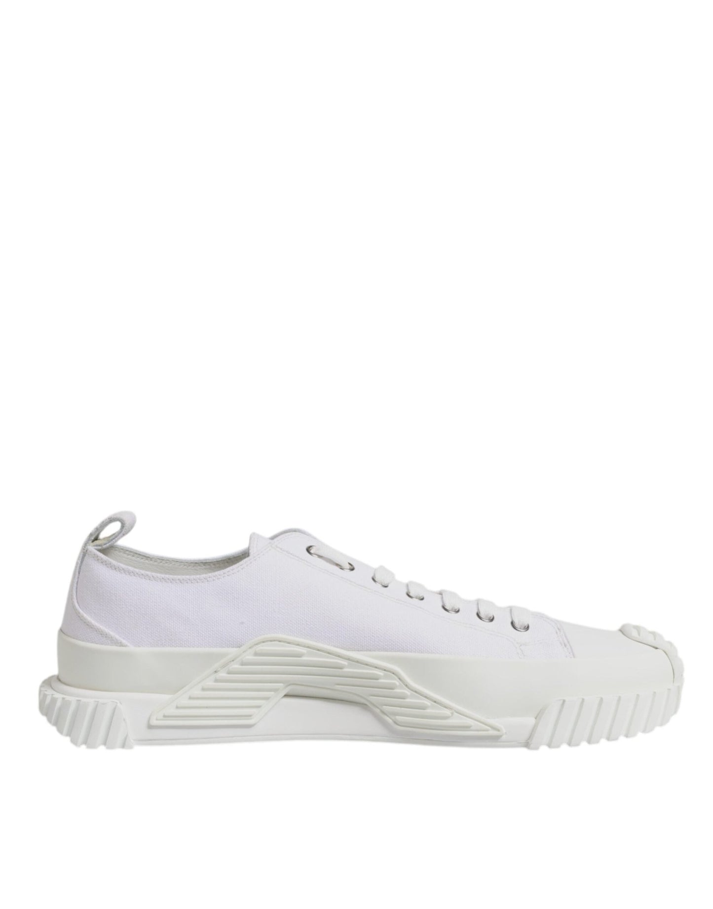 Dolce & Gabbana White Leather Low Top NS1 Sneakers Shoes – EU44/US11 par Dolce & Gabbana | Disponible sur Sandy Store ByNet