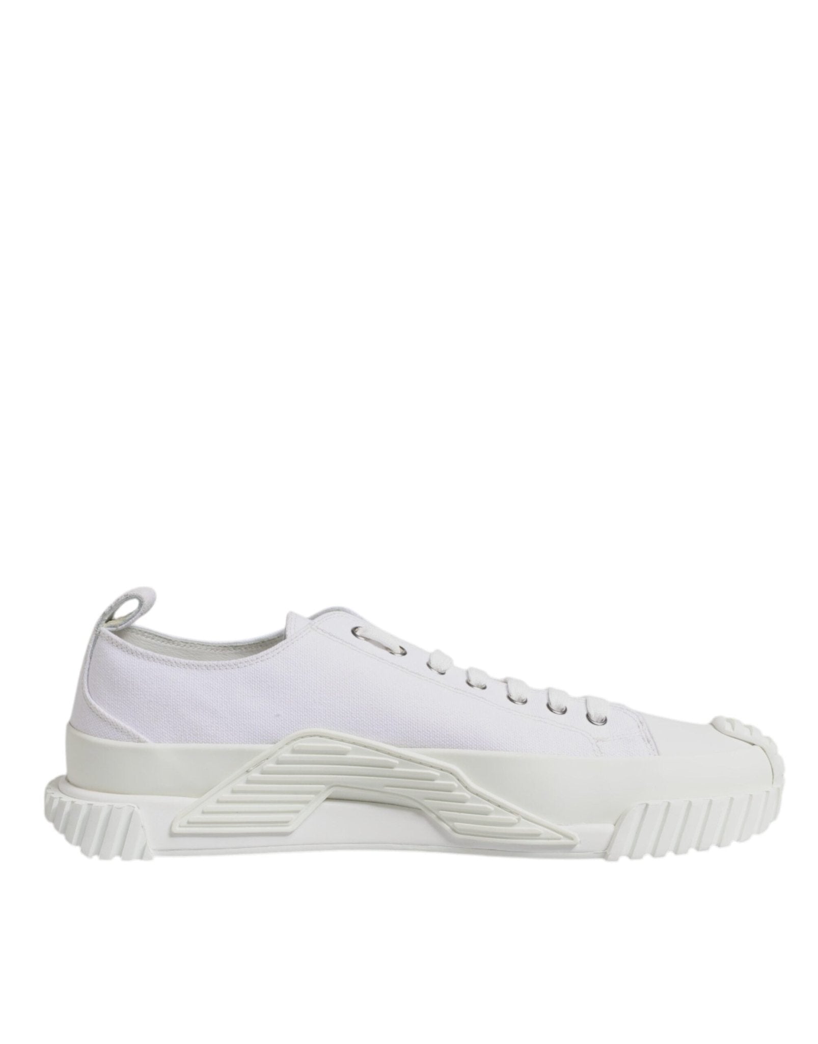 Dolce & Gabbana White Leather Low Top NS1 Sneakers Shoes – EU44/US11 par Dolce & Gabbana | Disponible sur Sandy Store ByNet
