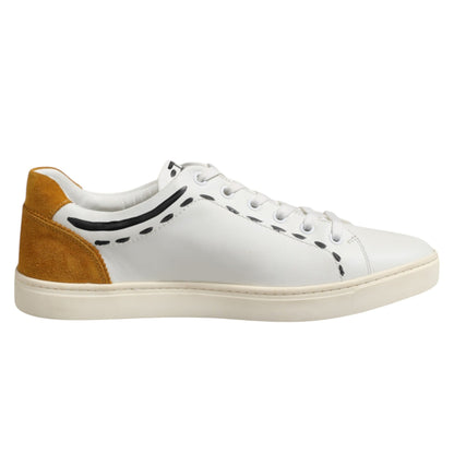 Dolce & Gabbana White Leather MILANO Low Top Sneakers Shoes – EU40/US7 par Dolce & Gabbana | Disponible sur Sandy Store ByNet