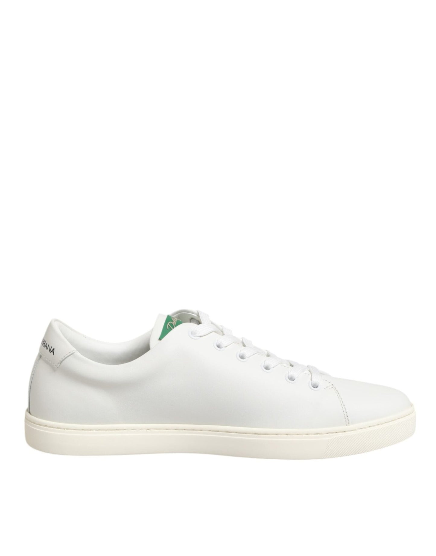 Dolce & Gabbana White Leather Rose Embroidery Low - Top Shoes – EU35.5/US5 par Dolce & Gabbana | Disponible sur Sandy Store ByNet