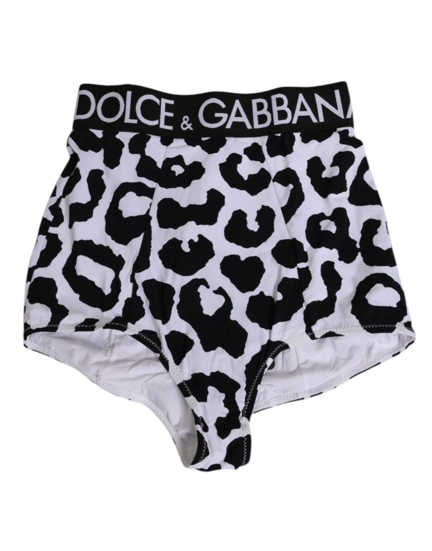 Dolce & Gabbana White Leopard Nylon High Waist Girdle Underwear – IT2 | S par Dolce & Gabbana | Disponible sur Sandy Store ByNet
