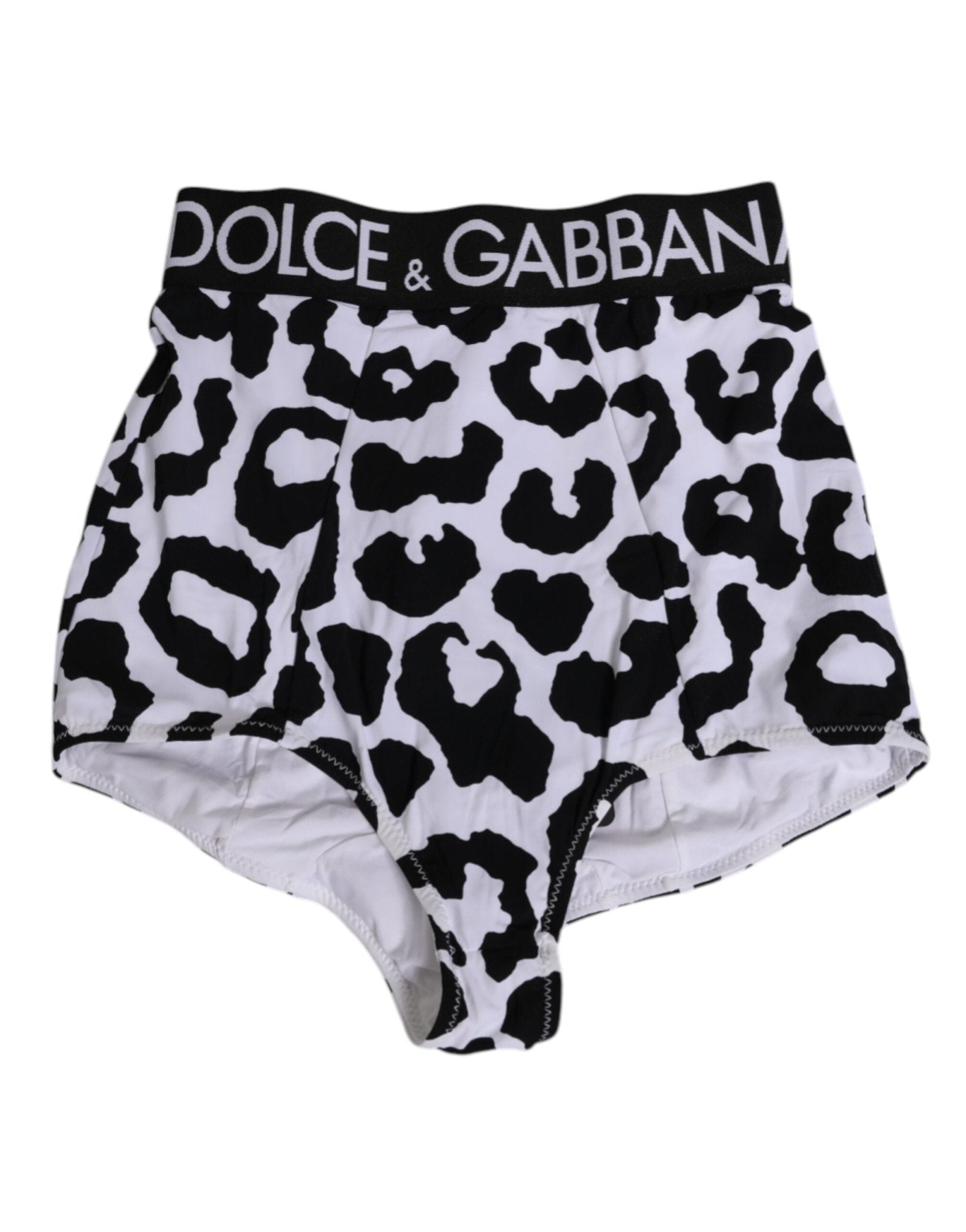 Dolce & Gabbana White Leopard Nylon High Waist Girdle Underwear – IT2 | S par Dolce & Gabbana | Disponible sur Sandy Store ByNet