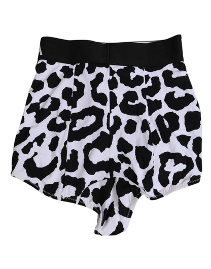 Dolce & Gabbana White Leopard Nylon High Waist Girdle Underwear – IT2 | S par Dolce & Gabbana | Disponible sur Sandy Store ByNet