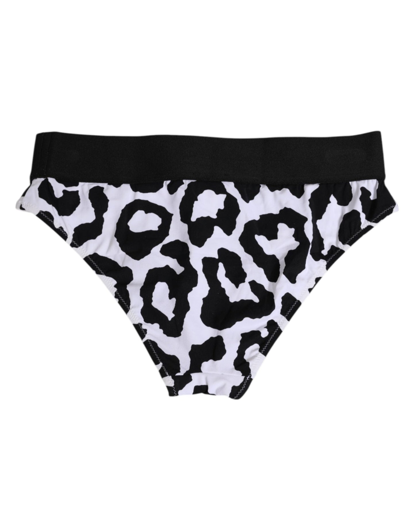 Dolce & Gabbana White Leopard Nylon High Waist Panty Underwear – IT2 | S par Dolce & Gabbana | Disponible sur Sandy Store ByNet