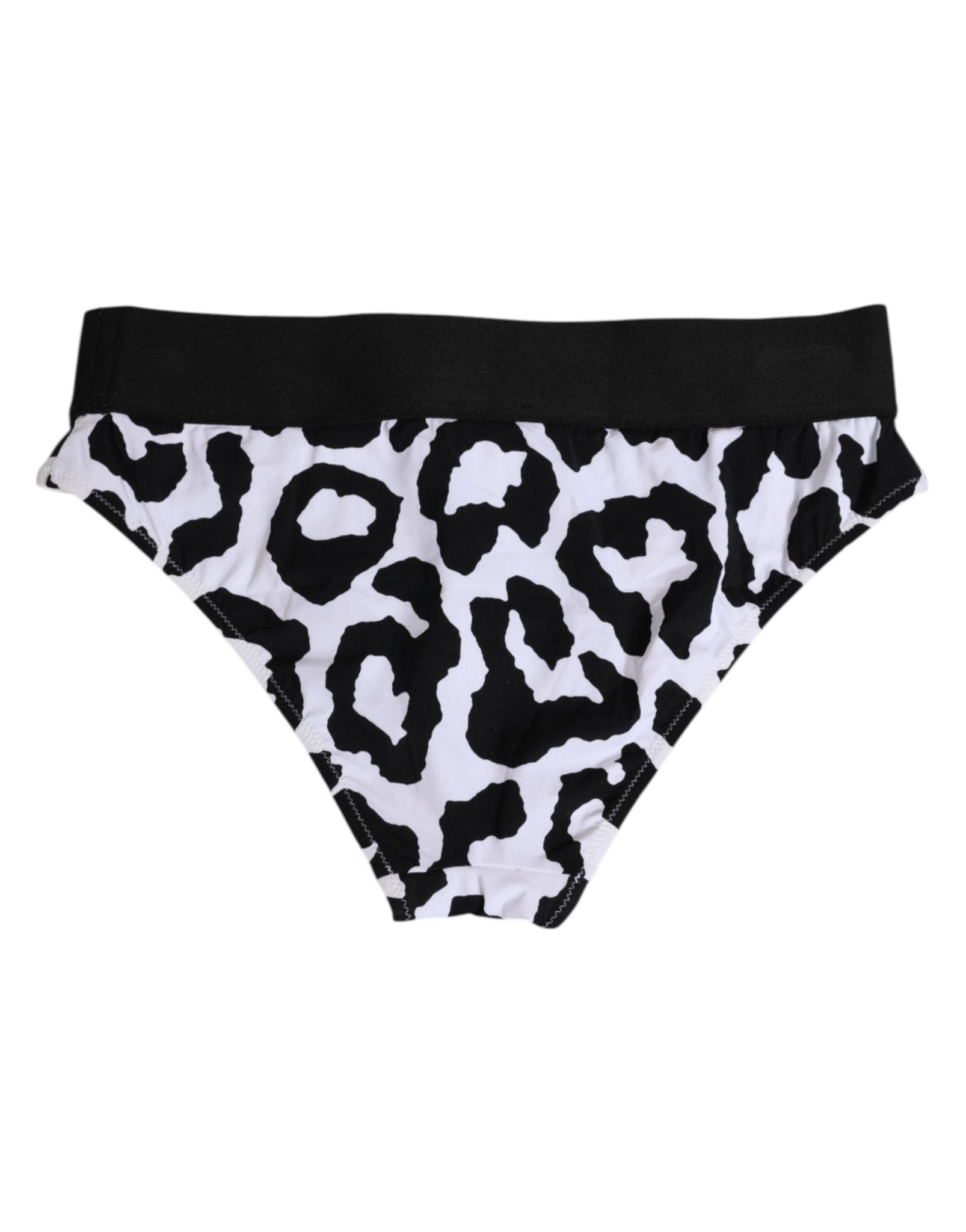 Dolce & Gabbana White Leopard Nylon High Waist Panty Underwear – IT2 | S par Dolce & Gabbana | Disponible sur Sandy Store ByNet