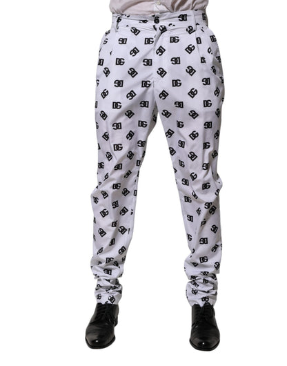 Dolce & Gabbana White Logo Cotton Skinny Denim Trouser Pants – IT48 | M par Dolce & Gabbana | Disponible sur Sandy Store ByNet