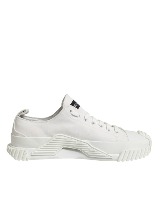 Dolce & Gabbana White Logo Graffiti Low Top Sneakers Shoes – EU44.5/US11.5 par Dolce & Gabbana | Disponible sur Sandy Store ByNet