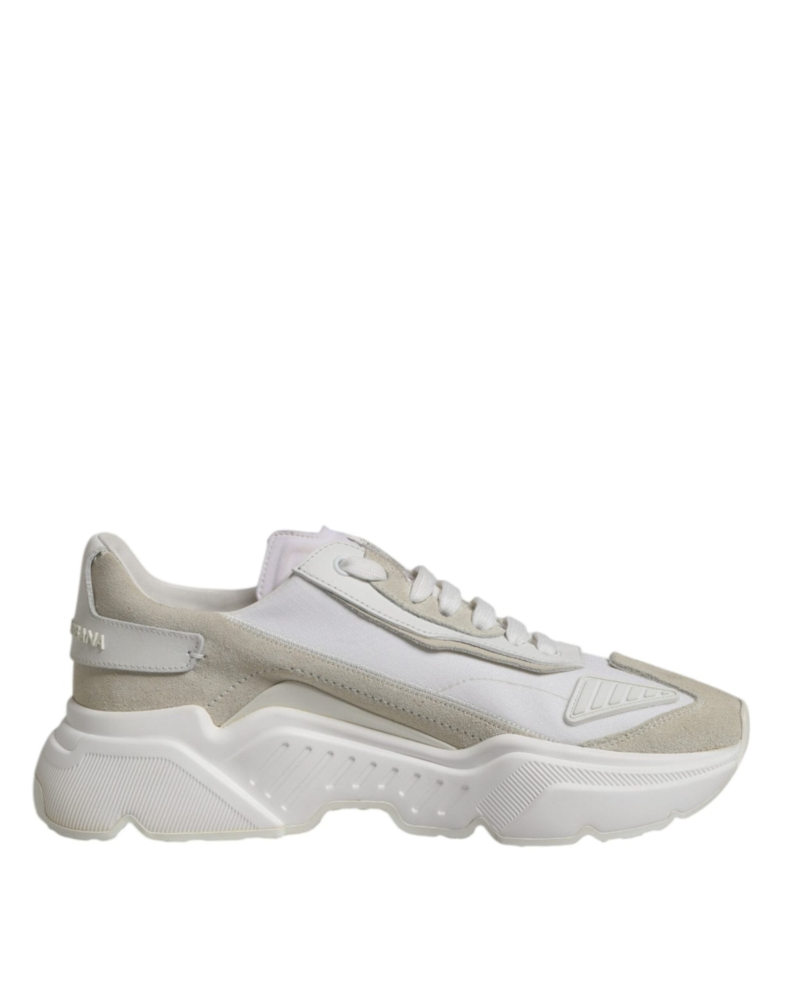 Dolce & Gabbana White Low Top Daymaster Men Sneakers Shoes – EU41.5/US8.5 par Dolce & Gabbana | Disponible sur Sandy Store ByNet