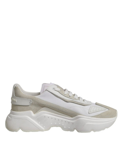 Dolce & Gabbana White Low Top Daymaster Men Sneakers Shoes – EU41.5/US8.5 par Dolce & Gabbana | Disponible sur Sandy Store ByNet