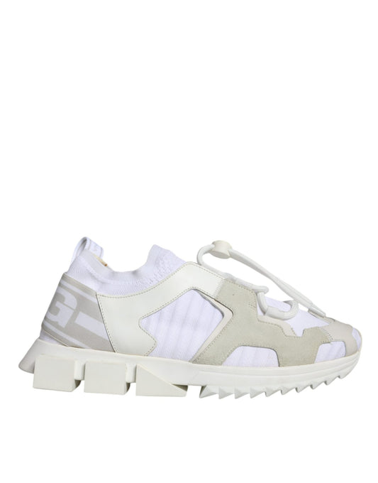 Dolce & Gabbana White Mesh Sorrento Trekking Sneakers Shoes – EU37/US6.5 par Dolce & Gabbana | Disponible sur Sandy Store ByNet