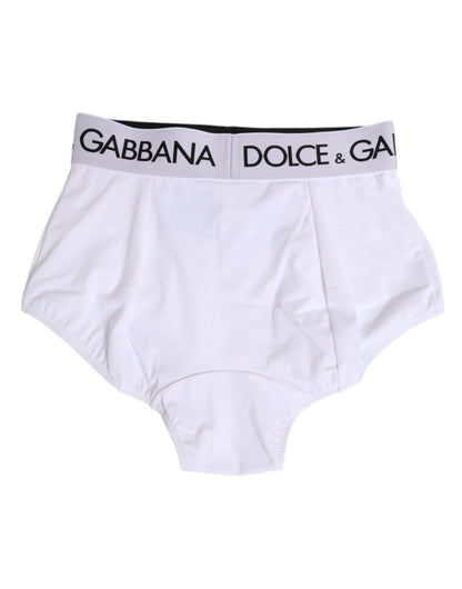 Dolce & Gabbana White Nylon Logo Waistband Coulotte Underwear – IT40|S par Dolce & Gabbana | Disponible sur Sandy Store ByNet