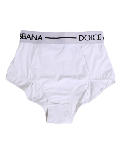 Dolce & Gabbana White Nylon Logo Waistband Coulotte Underwear – IT40|S par Dolce & Gabbana | Disponible sur Sandy Store ByNet