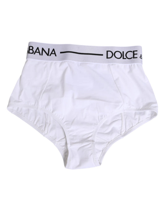 Dolce & Gabbana White Nylon Logo Waistband Panty Underwear – IT40|S par Dolce & Gabbana | Disponible sur Sandy Store ByNet