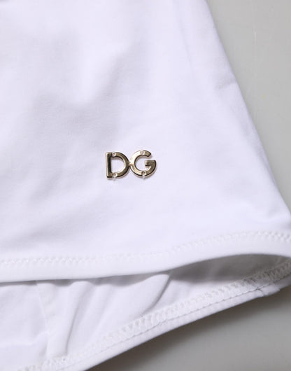 Dolce & Gabbana White Padded Balconette One Piece Swimwear – IT1 | XS par Dolce & Gabbana | Disponible sur Sandy Store ByNet