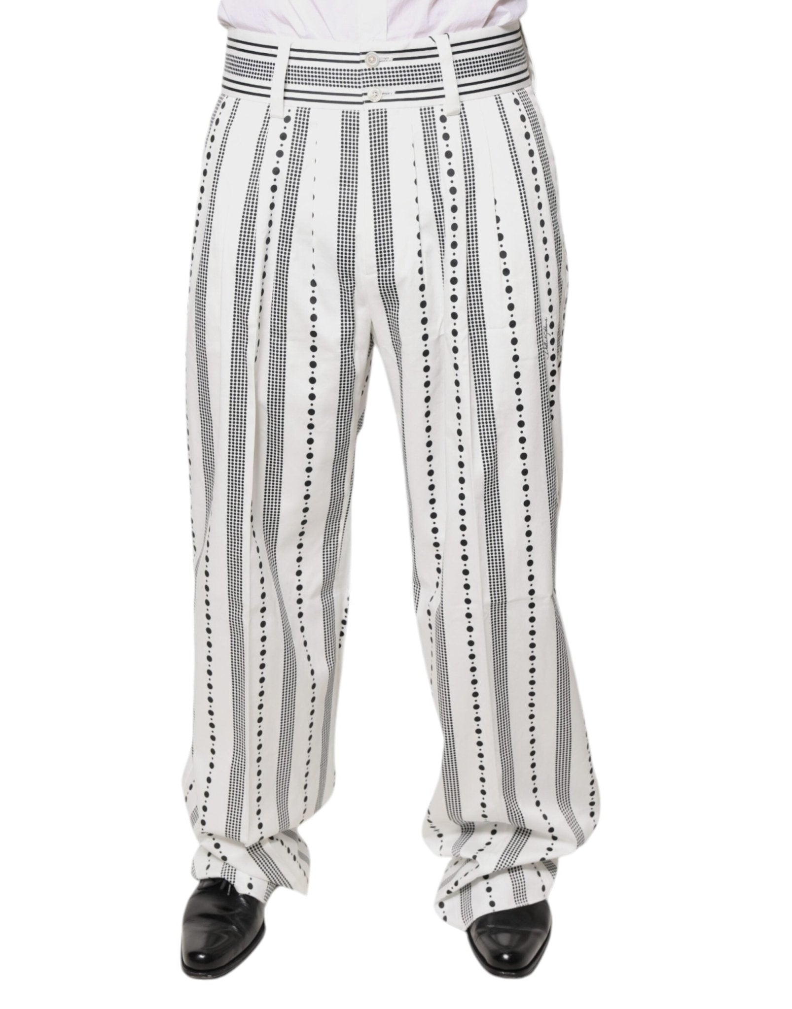 Dolce & Gabbana White Straight Formal Dress Pants – IT50 | L par Dolce & Gabbana | Disponible sur Sandy Store ByNet