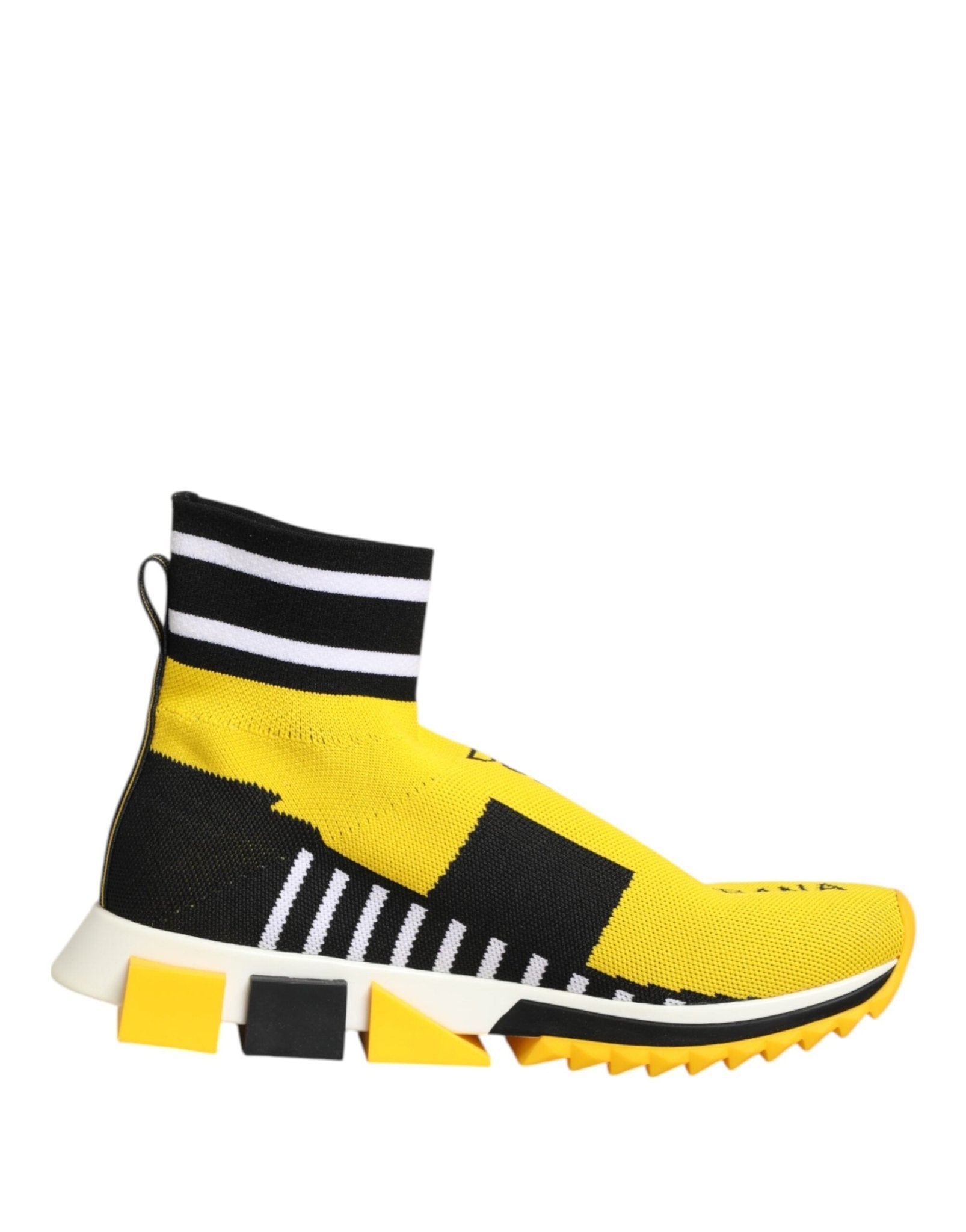 Dolce & Gabbana Yellow Black Sorrento Socks Sneakers Shoes – EU35.5/US5 par Dolce & Gabbana | Disponible sur Sandy Store ByNet