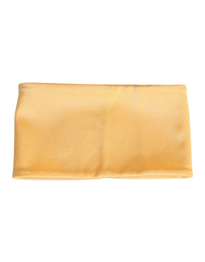 Dolce & Gabbana Yellow Nylon Stretch Women Neck Warmer Scarf – par Dolce & Gabbana | Disponible sur Sandy Store ByNet