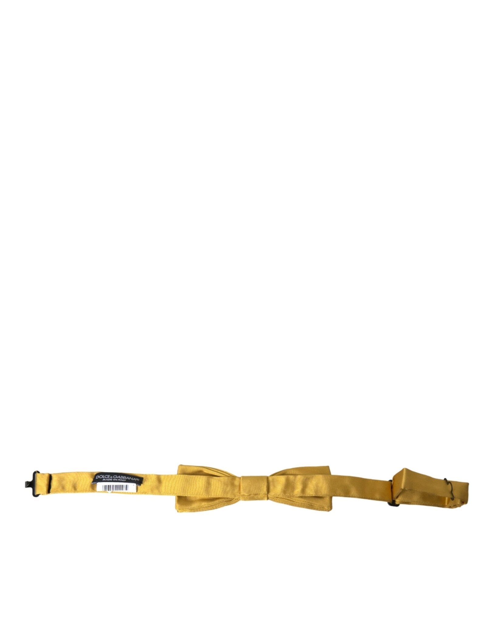 Dolce & Gabbana Yellow Silk Adjustable Neck Men Bow Tie – par Dolce & Gabbana | Disponible sur Sandy Store ByNet