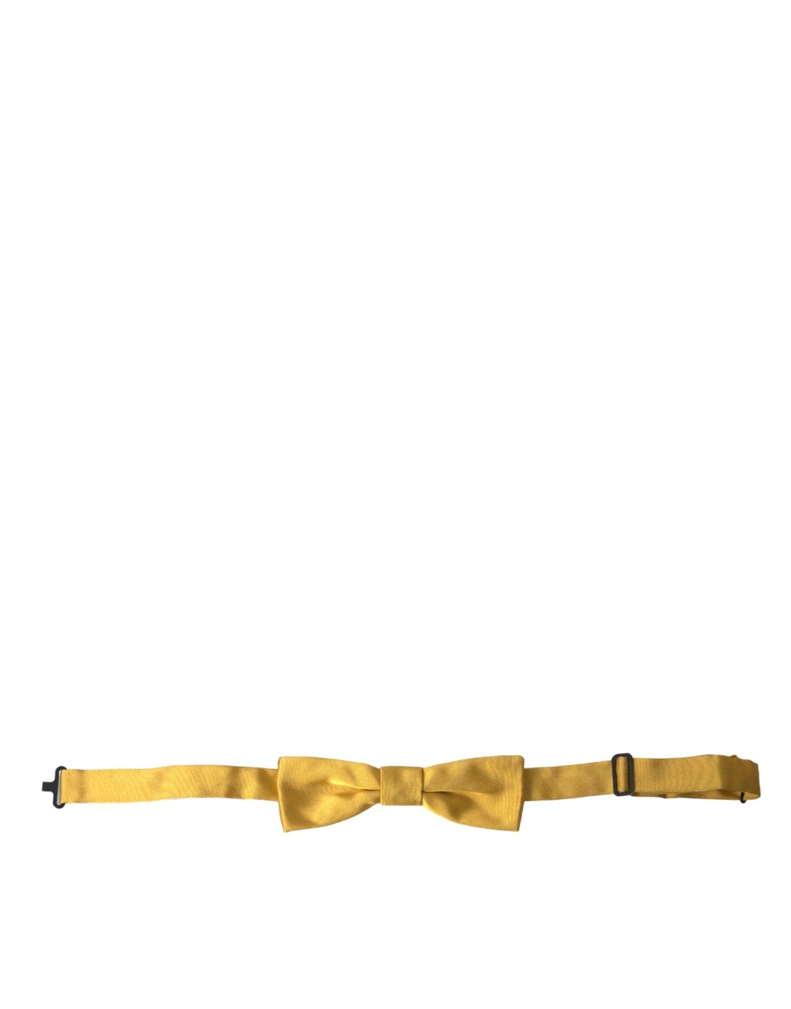 Dolce & Gabbana Yellow Silk Adjustable Neck Men Bow Tie – par Dolce & Gabbana | Disponible sur Sandy Store ByNet