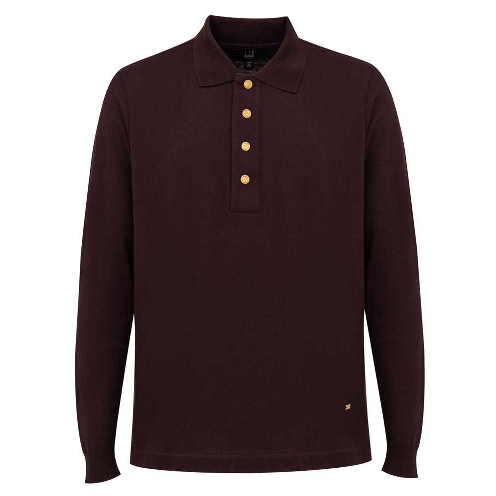 Dunhill Bordeaux Cashmere Polo Shirt - Sandy Store ByNet
