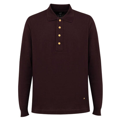 Dunhill Bordeaux Cashmere Polo Shirt - Sandy Store ByNet