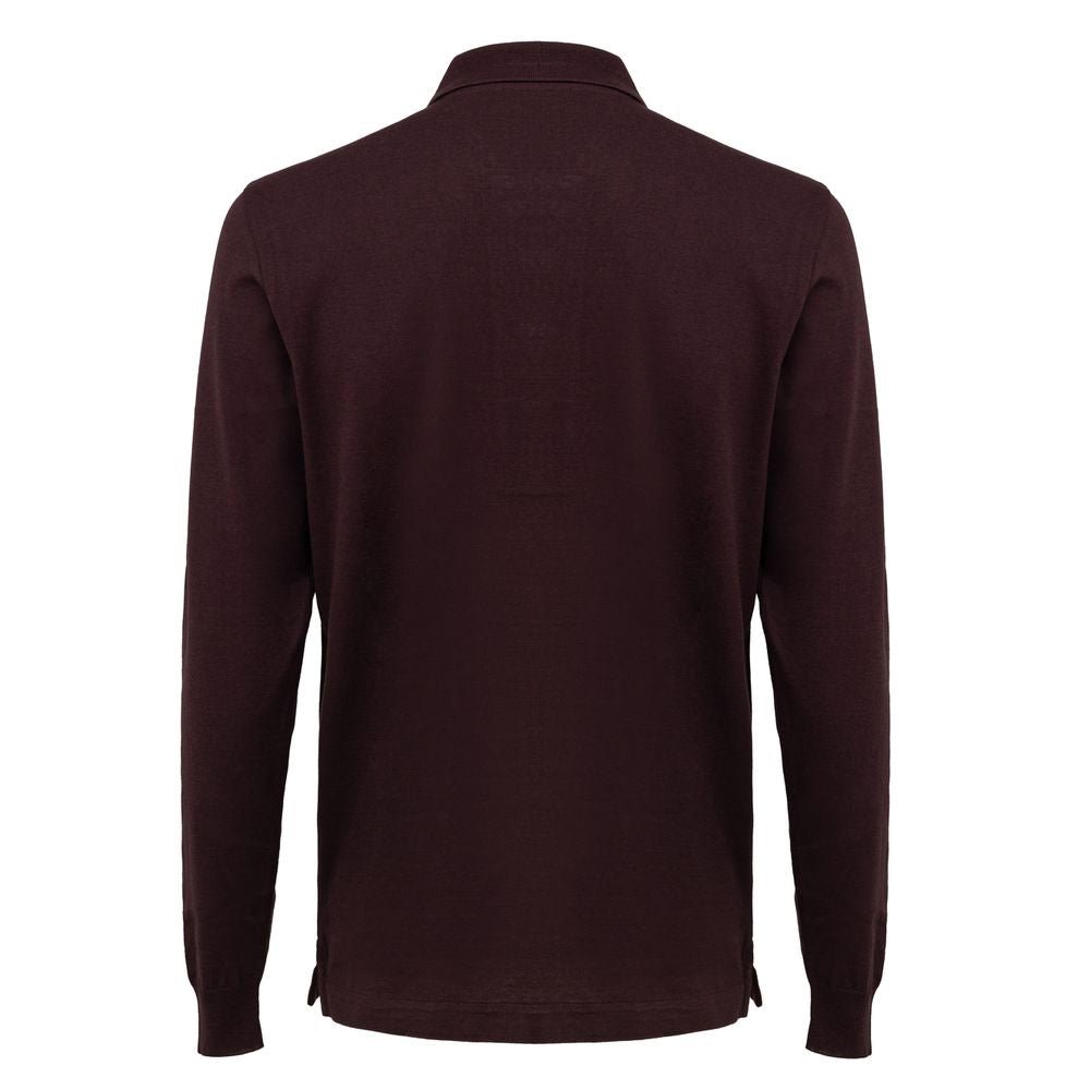 Dunhill Bordeaux Cashmere Polo Shirt - Sandy Store ByNet