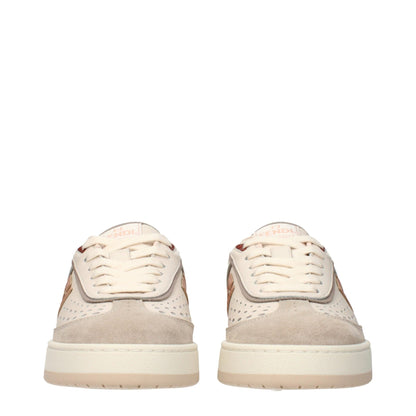 Fendi Beige Leather Low Tops – EU35.5/US5.5 par Fendi | Disponible sur Sandy Store ByNet