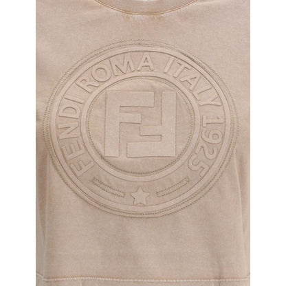 Fendi Cropped T-Shirt – M par Fendi | Disponible sur Sandy Store ByNet