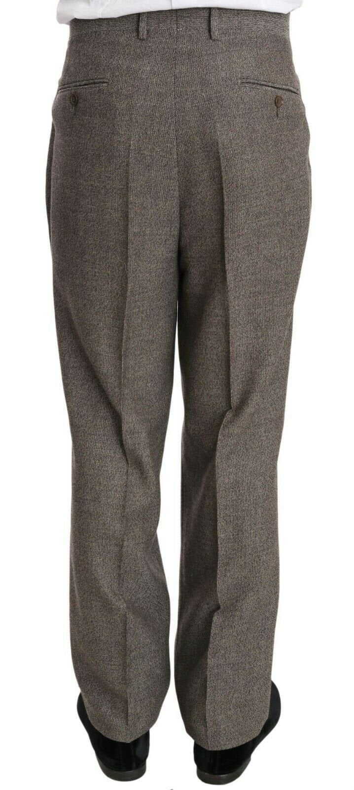 Fendi Elegant Light Brown Wool Men's Suit - Sandy Store ByNet