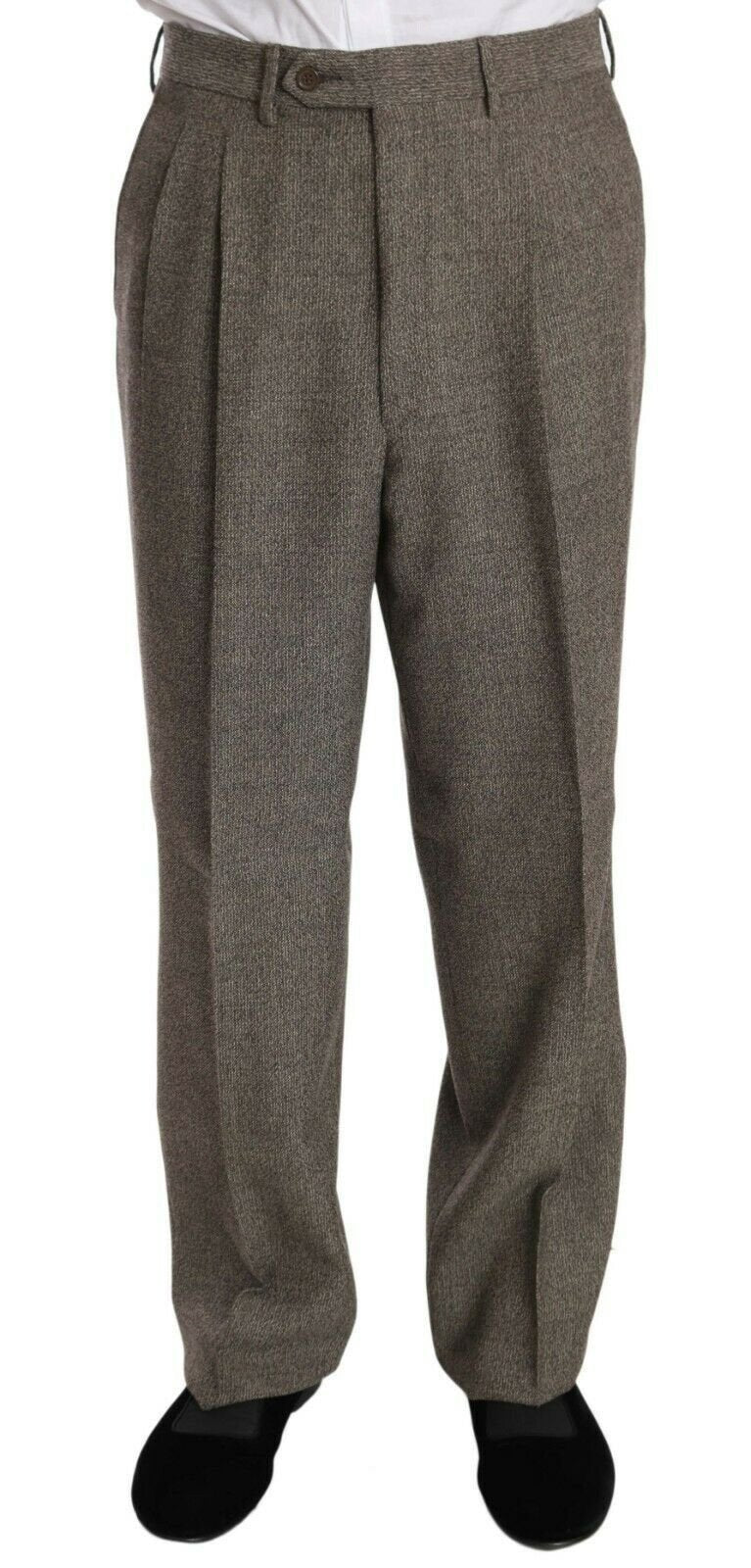 Fendi Elegant Light Brown Wool Men's Suit - Sandy Store ByNet