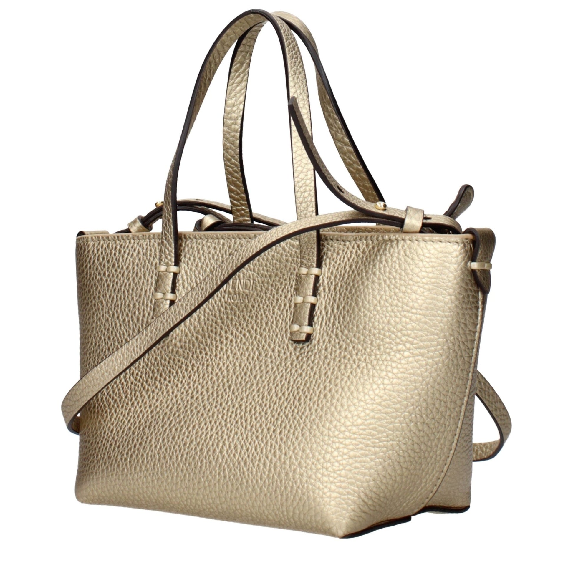 Fendi Gold Leather Handbags – par Fendi | Disponible sur Sandy Store ByNet