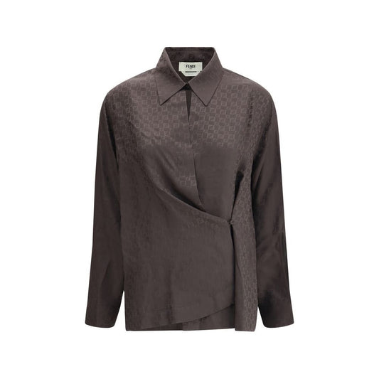 Fendi Silk jacquard Shirt – IT40 | M par Fendi | Disponible sur Sandy Store ByNet