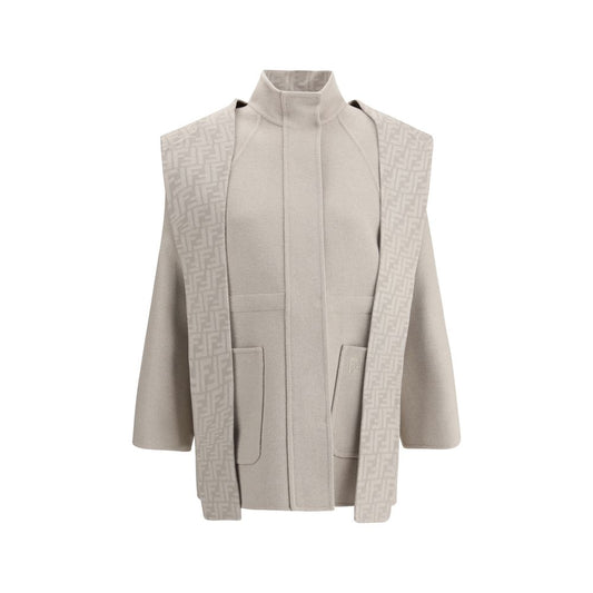 Fendi Wool Coat with removable hood – IT38 | S par Fendi | Disponible sur Sandy Store ByNet