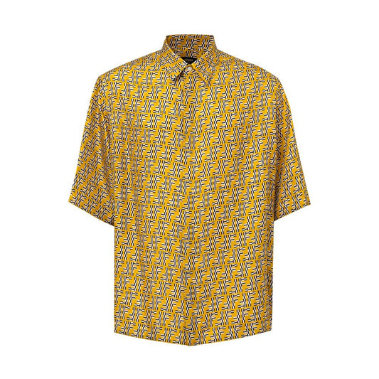 Fendi Yellow Silk Shirt - Sandy Store ByNet
