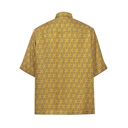 Fendi Yellow Silk Shirt - Sandy Store ByNet