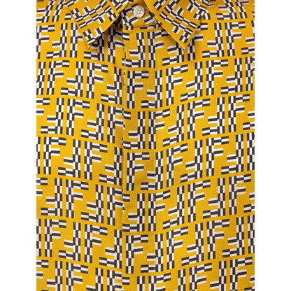 Fendi Yellow Silk Shirt - Sandy Store ByNet