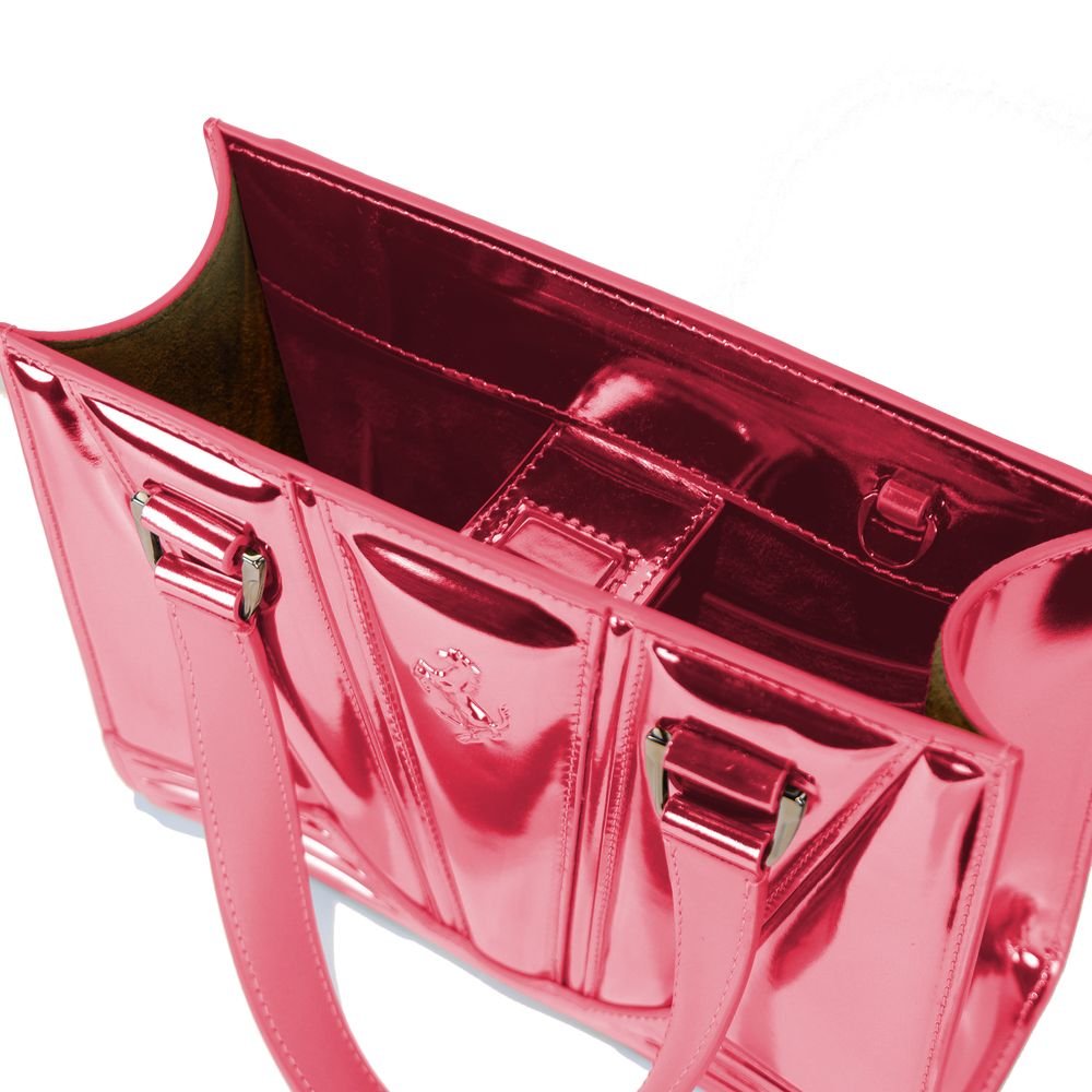 Ferrari Fuchsia Leather Handbag - Sandy Store ByNet