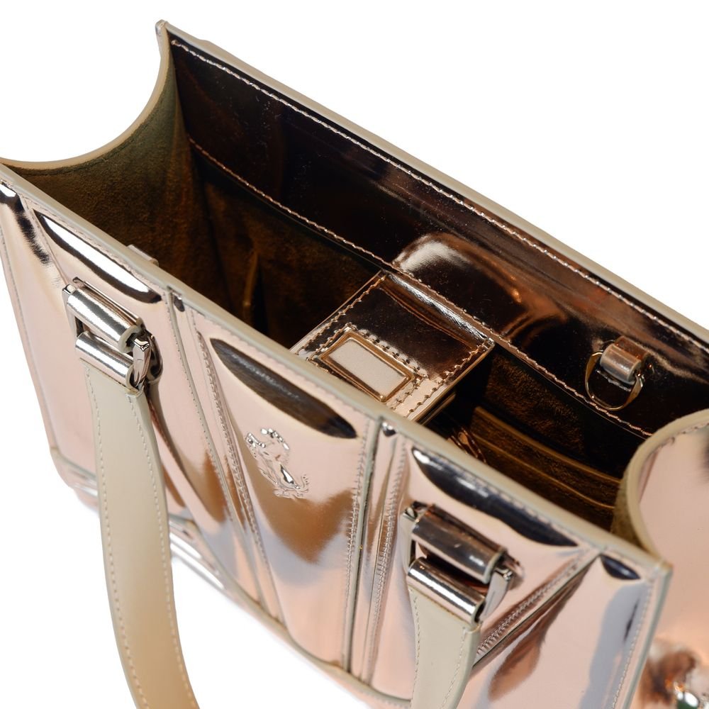 Ferrari Gray Leather Handbag - Sandy Store ByNet