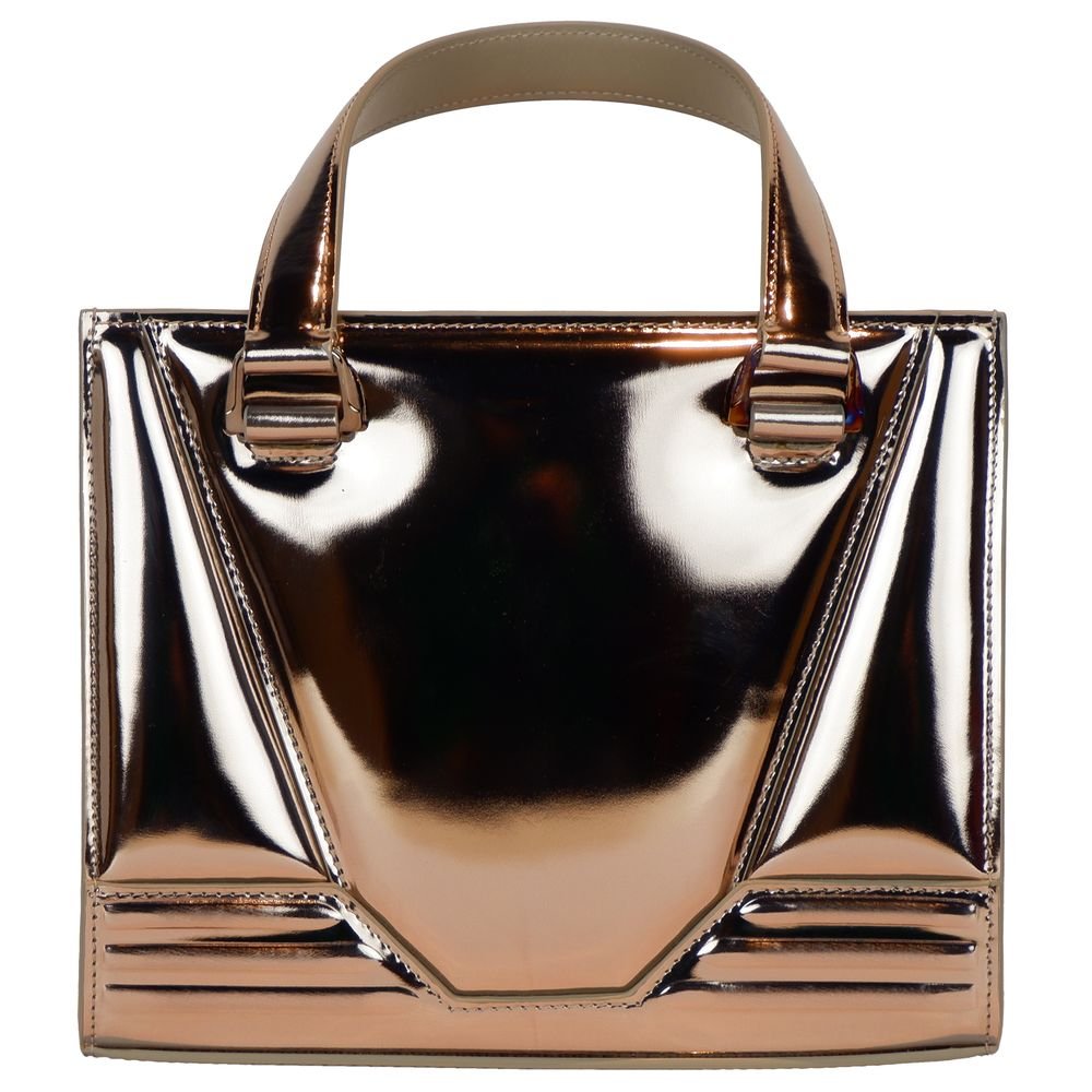 Ferrari Gray Leather Handbag - Sandy Store ByNet