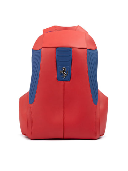 Ferrari Red Leather Technical Backpack – par Ferrari | Disponible sur Sandy Store ByNet