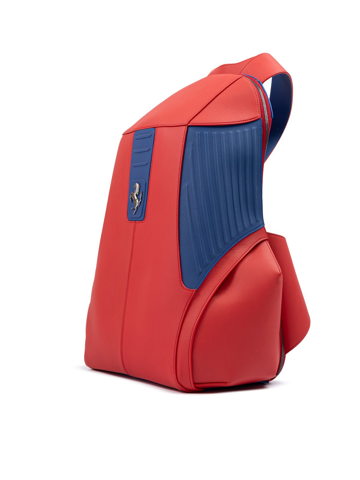 Ferrari Red Leather Technical Backpack – par Ferrari | Disponible sur Sandy Store ByNet